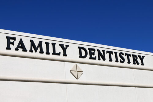 Family Dentist sign